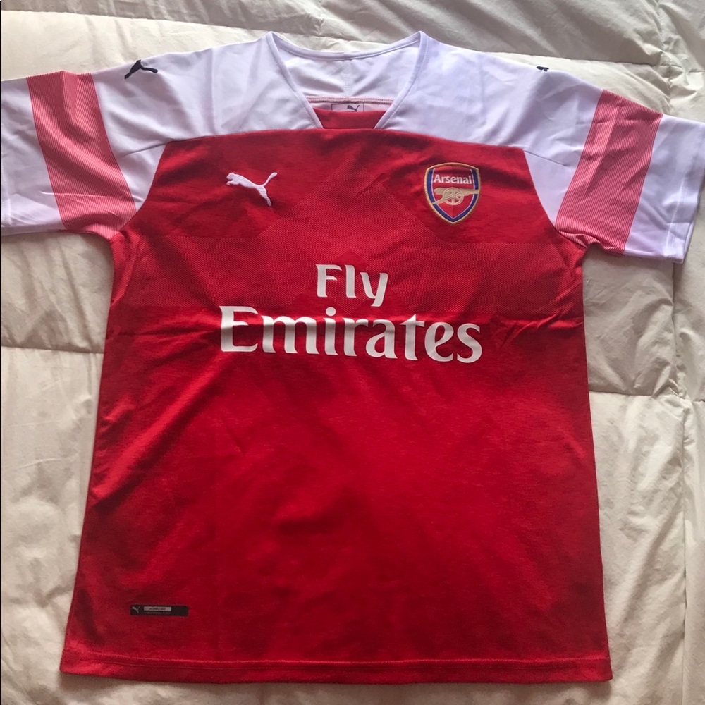 MENS fly emirates Arsenal jersey size L authentic